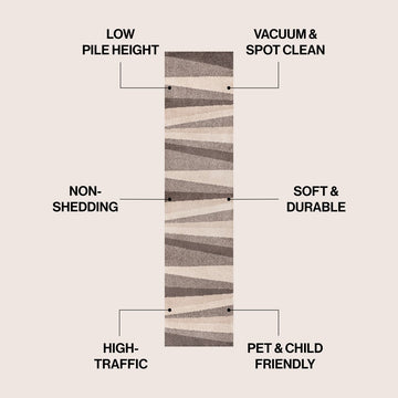 Prism Geometric Striped Area Rug
